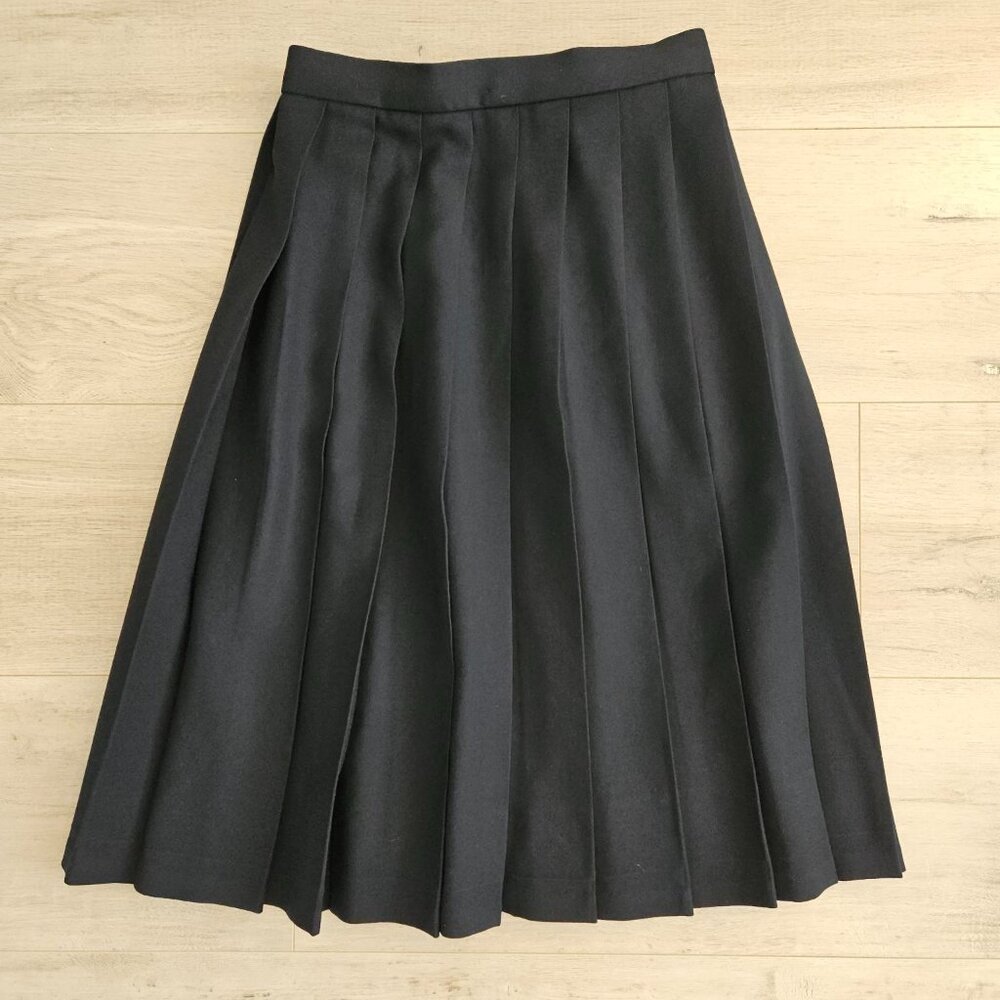 Vintage Japan School Uniform Pleated Skirt